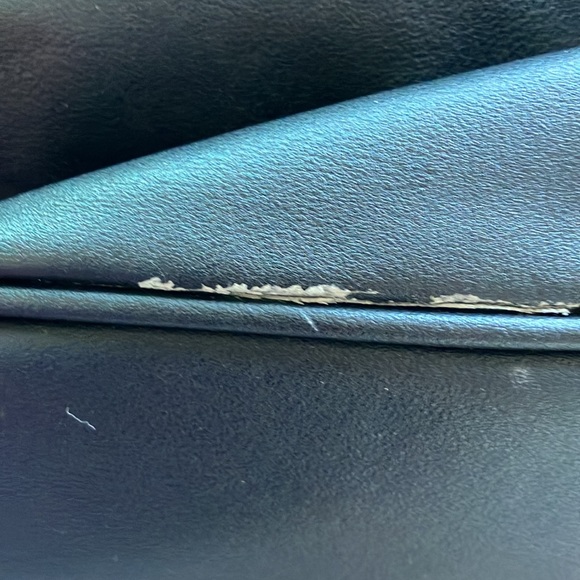 GREAT CONDITION Faux Leather black backpack - Picture 4 of 5